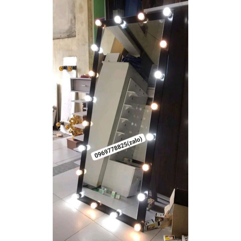 Gương Đèn Led { Màu Đen } Giao hàng Sài Gòn ZALO 0969778825
