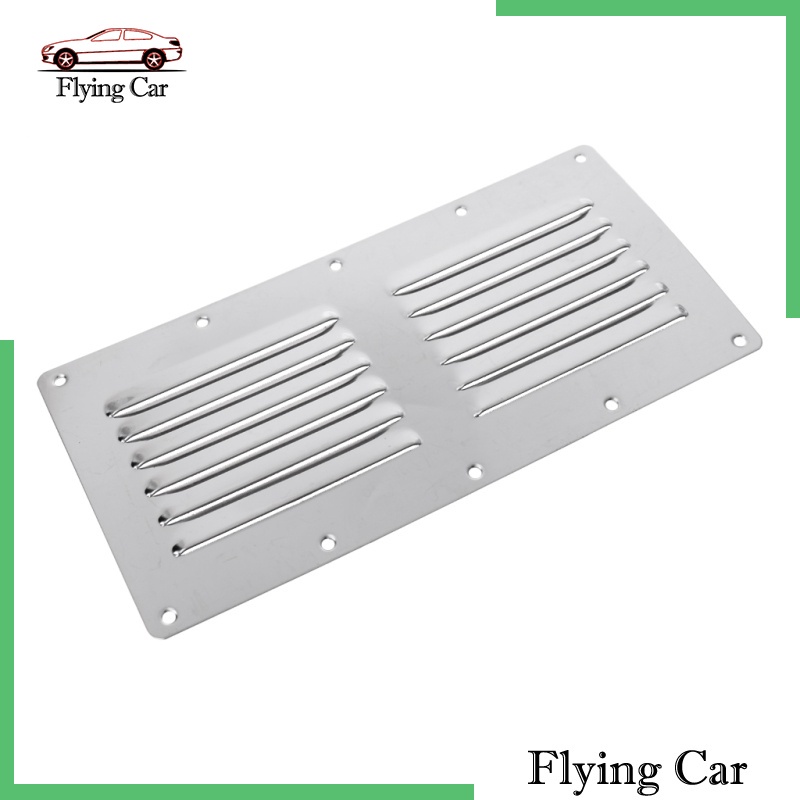 [giá giới hạn] Marine Silver Stainless Steel Louvered Vent Louver Ventilation f/ Boat Yacht | BigBuy360 - bigbuy360.vn