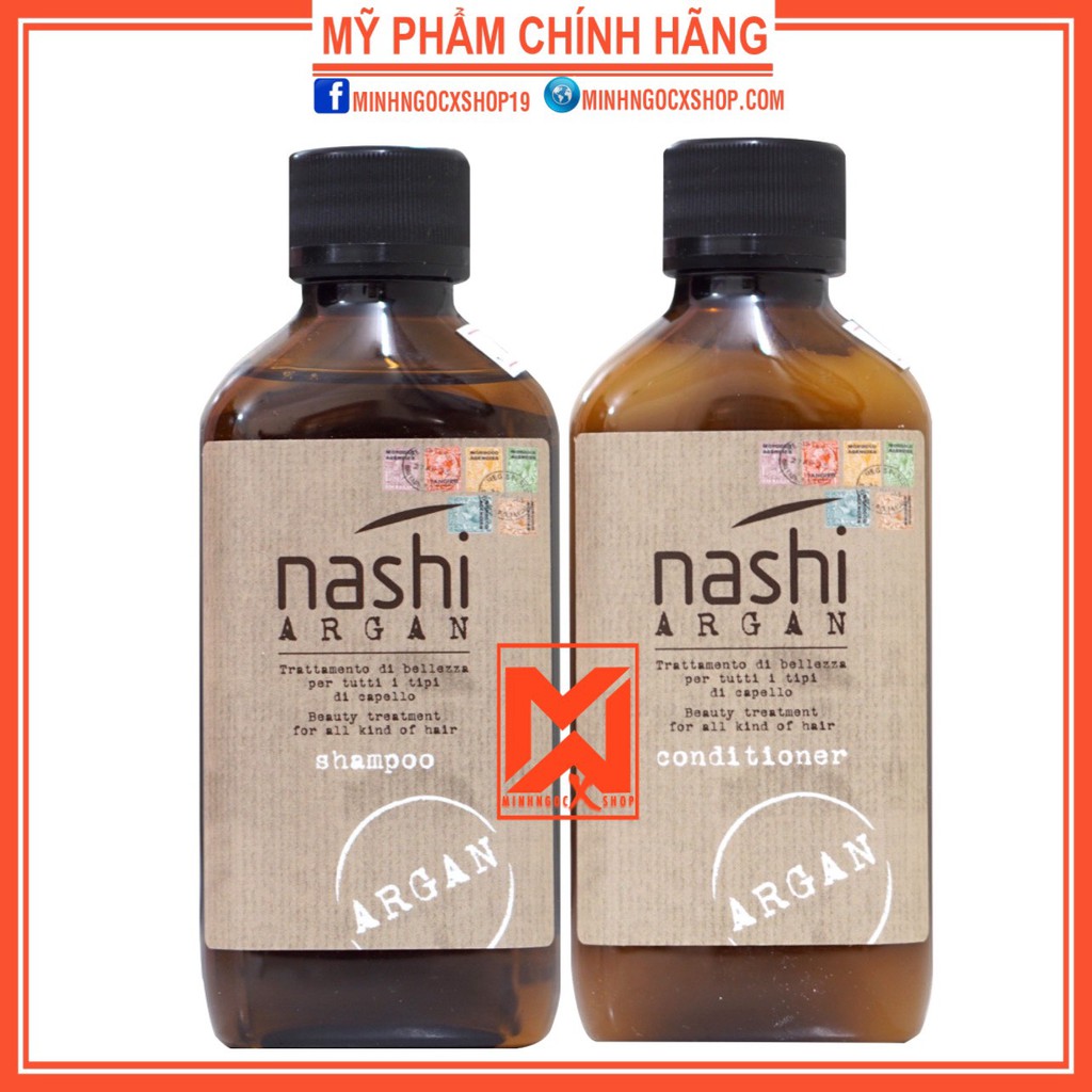 DẦU GỘI XẢ PHỤC HỒI HƯ TỔN NASHI ARGAN 200ML