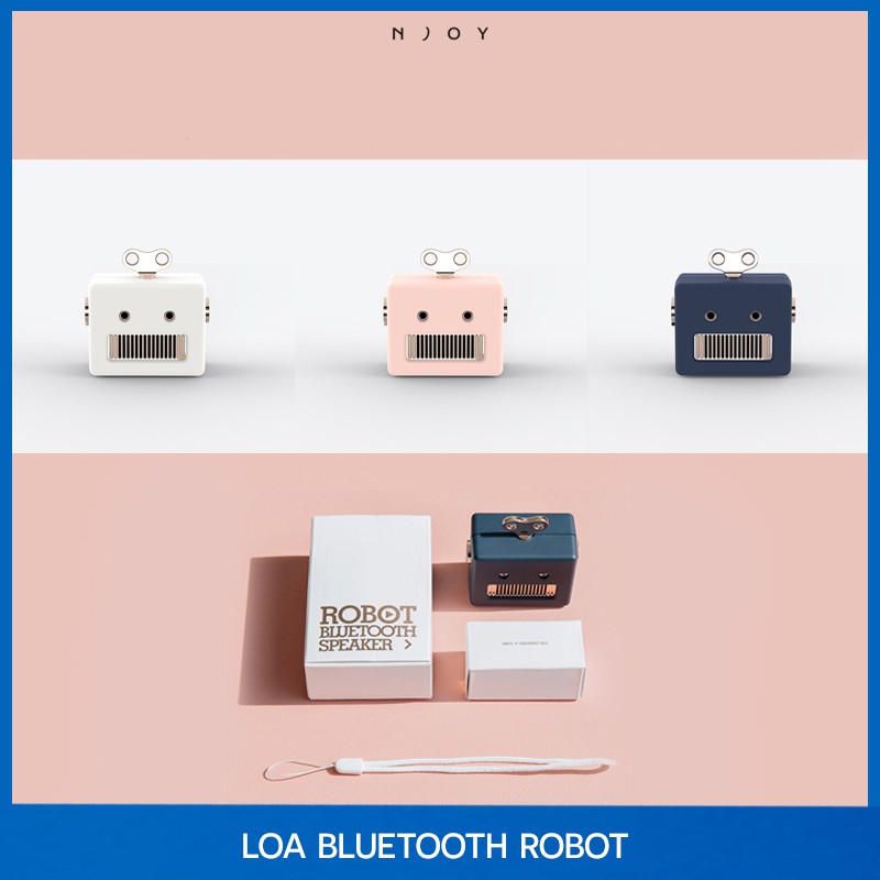 [Bảo hành 3 tháng] Loa Bluetooth Mini Robot Dễ Thương Nhỏ Gọn
