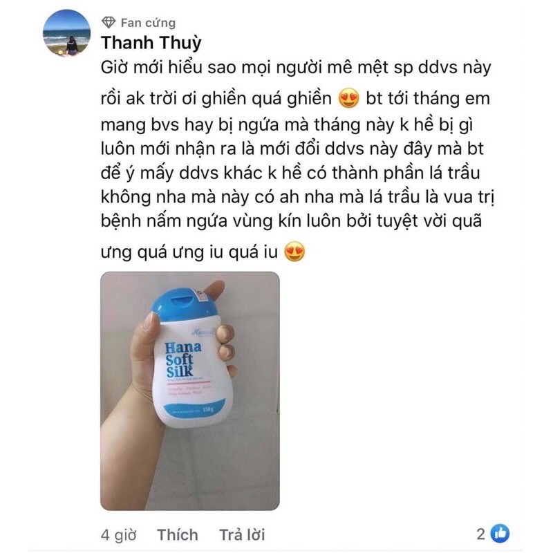 (Chính Hãng 100%) - Dung Dịch Vệ Sinh Phụ Nữ Hana Soft Silk