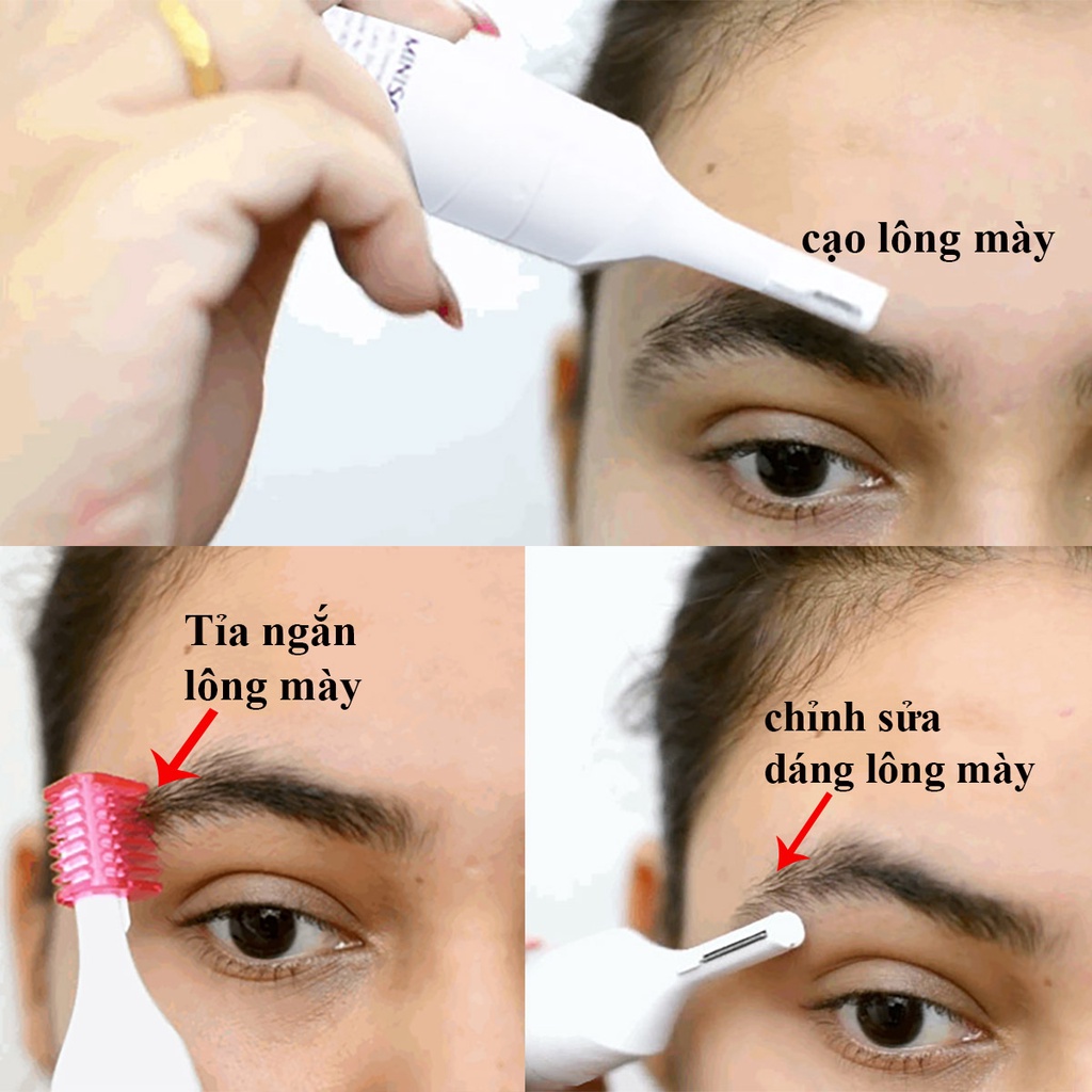 Máy cạo lông tẩy lông đa năng, máy tỉa lông gia đình,Dễ Dàng tỉa lông 5 in 1 - tỉa lông mày lông chân chuyên nghiệp