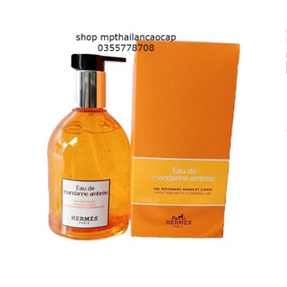 Sữa tắm Pháp Eau de mandarine ambree Hermes 300ml