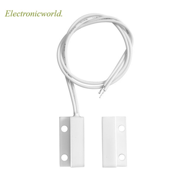 Công tắc cảm biến Mc-38 có dây từ tính cho hệ thống cảnh báo gia đình Gsm Pstn