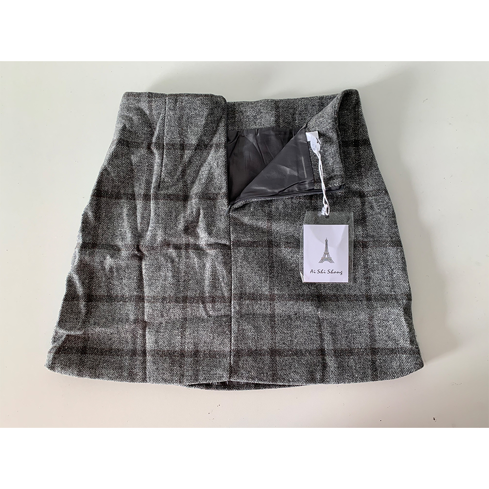（Real Shot）Korean Fashion High-waisted Plaid Short Skirt for Women | BigBuy360 - bigbuy360.vn