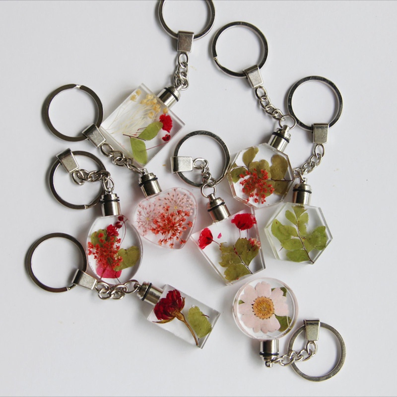 Khuôn Làm Móc Khóa Resin DIY Hình Học Sáng Tạo