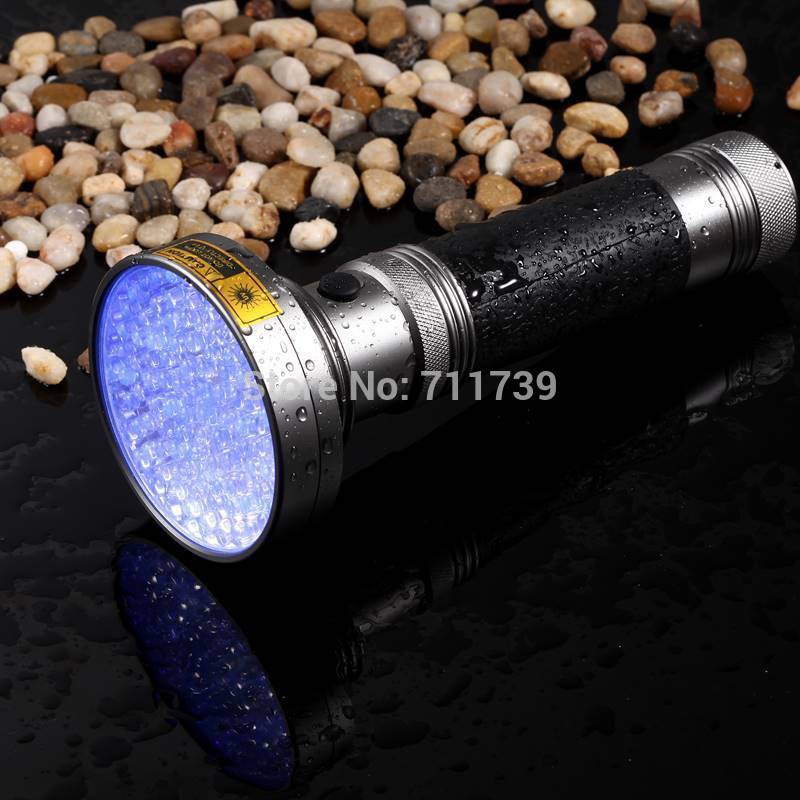 Đèn UV Led 100 bóng 18W sấy keo UV, soi tiền, tìm vật trú ẩn cầm tay tiện dụng