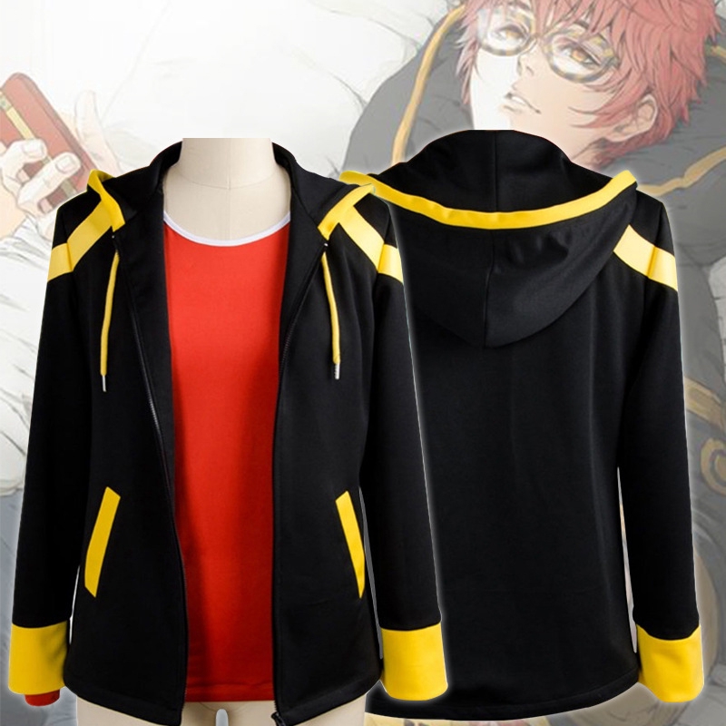 Áo khoác có nón trùm & khóa kéo kiểu nhân vật 707 trong Mystic Messenger