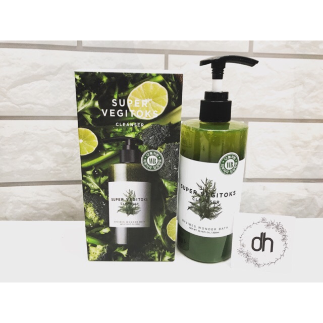 (MẪU MỚI 2019) Sữa rửa mặt đa năng thải độc rau củ Super Vegitoks Cleanser 300ml