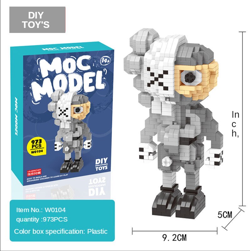 LEGO Bộ Đồ Chơi Lắp Ráp Mô Hình Nhân Vật Kaws