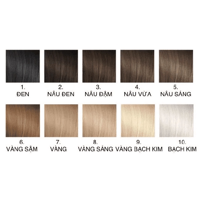 Thuốc nhuộm tóc màu NÂU ĐEN không cần tẩy tóc Kirei Hair, KireiHair, KIREIHAIR