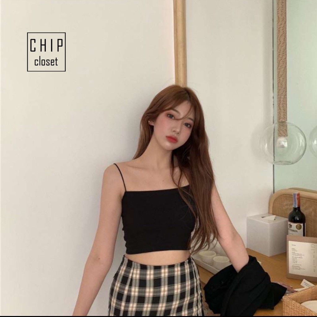 Áo 2 Dây Sợi Bún Thun Gân Siêu Đẹp  Áo Hai Dây Croptop Tăm Siêu Hot Xinh Xắn HD001