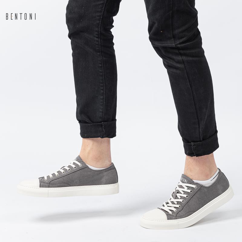 Giày thể thao nam Bentoni - Canvas Sneaker NVA2411XAEH1911764 (Xám)