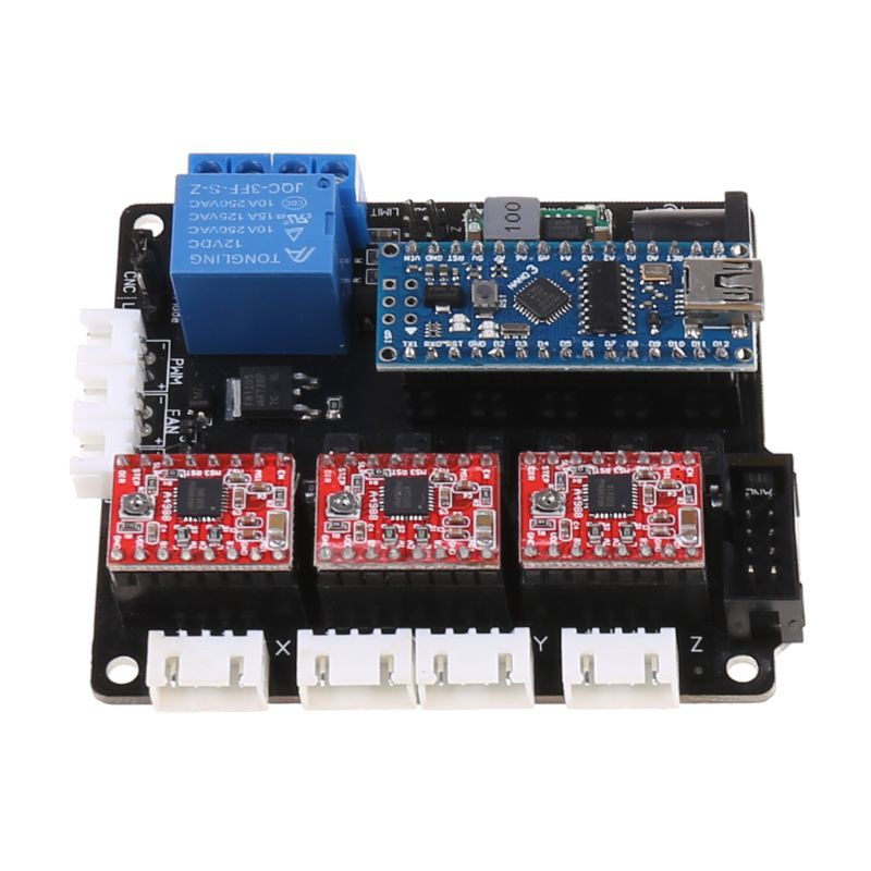 Bảng Mạch Điều Khiển Động Cơ Bước Usb 3 Trục