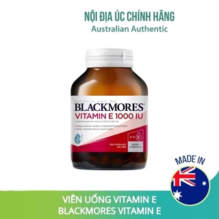 Viên uống vitamin e tự nhiên natural vitamin e blackmores