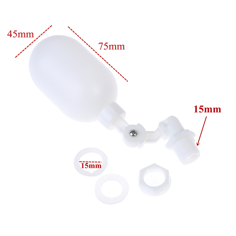 FAVN Bless 1/2" 15mm Mini Float Valve Aquarium Fish Tank Water Dispenser Float Ball Valve Glory