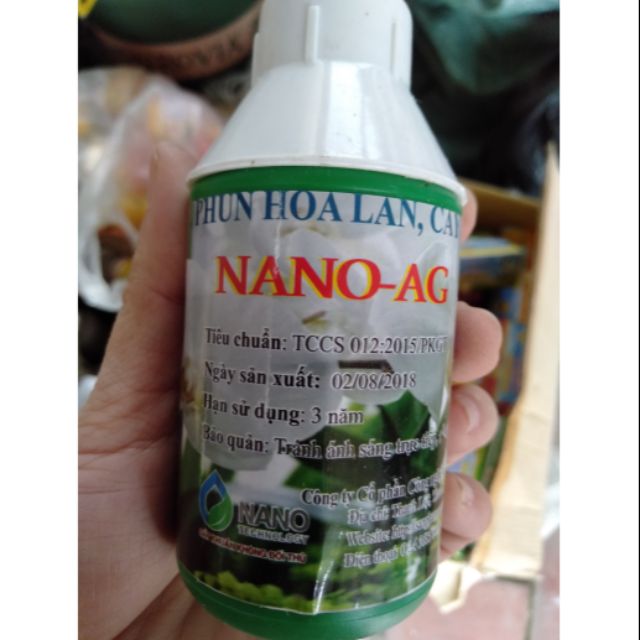 Nano ag trị nấm bệnh cây cảnh