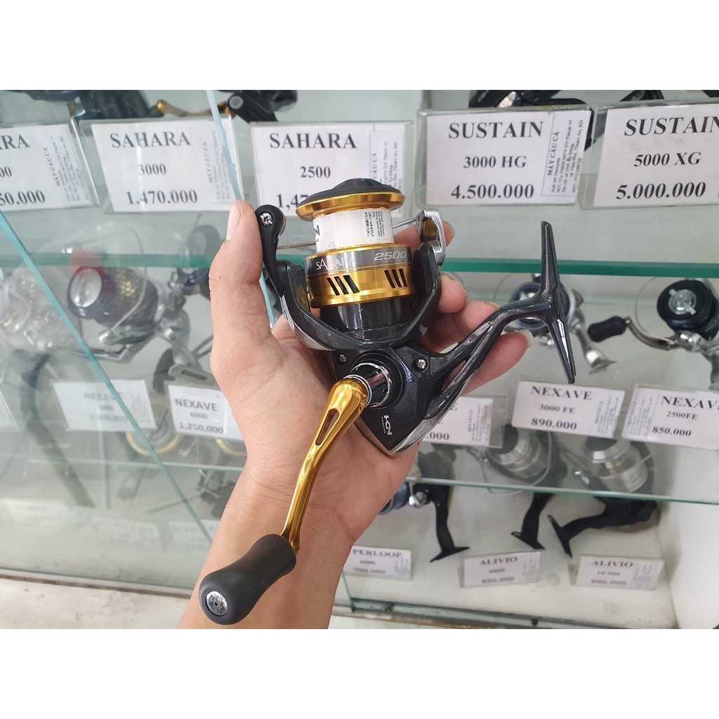 [Hàng công ty] Máy câu cá Shimano SAHARA 2500 chuyên câu lure ,thiết kế sang trọng cao cấp-ĐỒ CÂU GALAXY