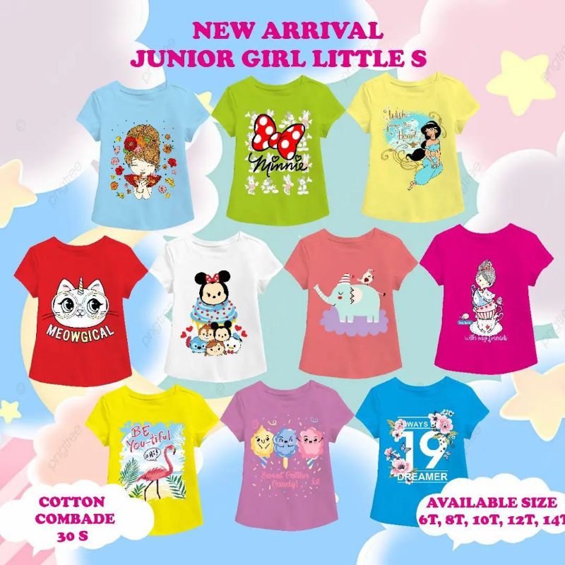 Junior Girls Áo Thun Cho Bé Gái / Bé Gái 5 Đến 12 Tuổi