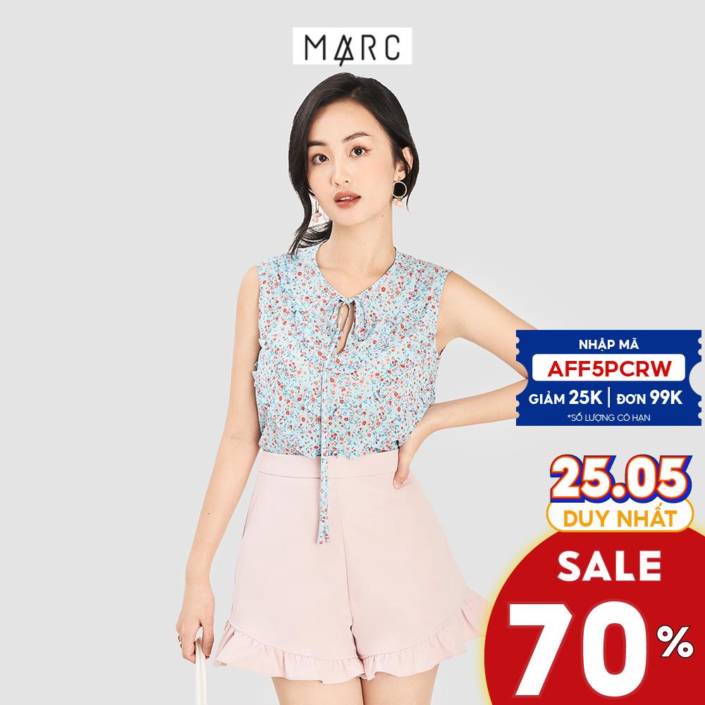 Áo nữ MARC FASHION sát nách cột dây họa tiết hoa FATH0521