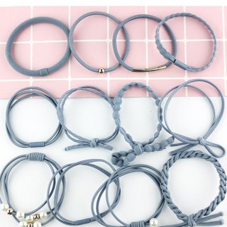 Hộp dây buộc tóc Hàn Quốc - set 12 dây buộc tóc
