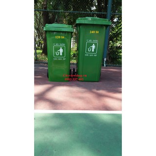 Thùng rác nhựa 120 lít