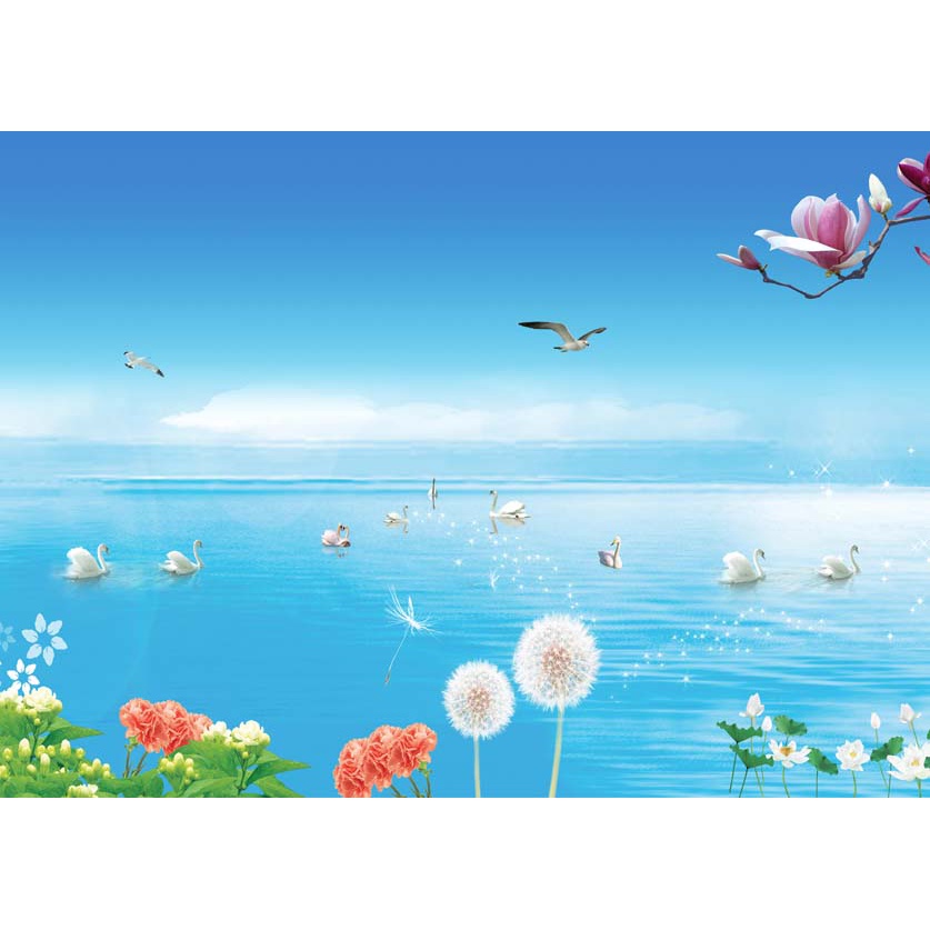 Tranh dán tường thiên nhiêu trong lành bay bổng, nhiều chủ đề, hình ảnh để lựa chọn