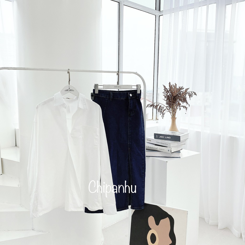 CHÂN VÁY BÒ DÀI ĐẬM XẺ CVB5890 | BigBuy360 - bigbuy360.vn