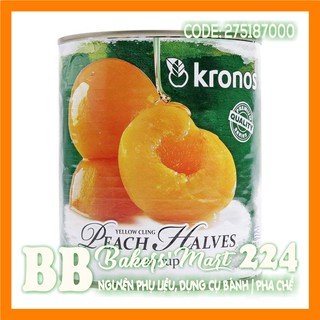 💥 HÀNG CHUẨN 💥 ĐÀO miếng ngâm KRONOS đóng lon - Lon 820gr