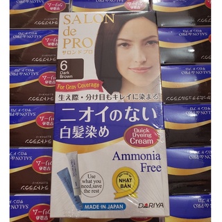 Thuốc nhuộm tóc SALON de Pro #6(màu nâu đen)