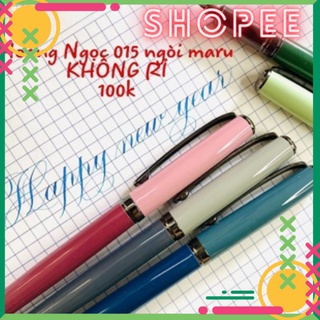Bút Hoàng Ngọc T015, bút luyện chữ đẹp, ngòi maru lá tre thanh đậm, nét mảnh vượt trội