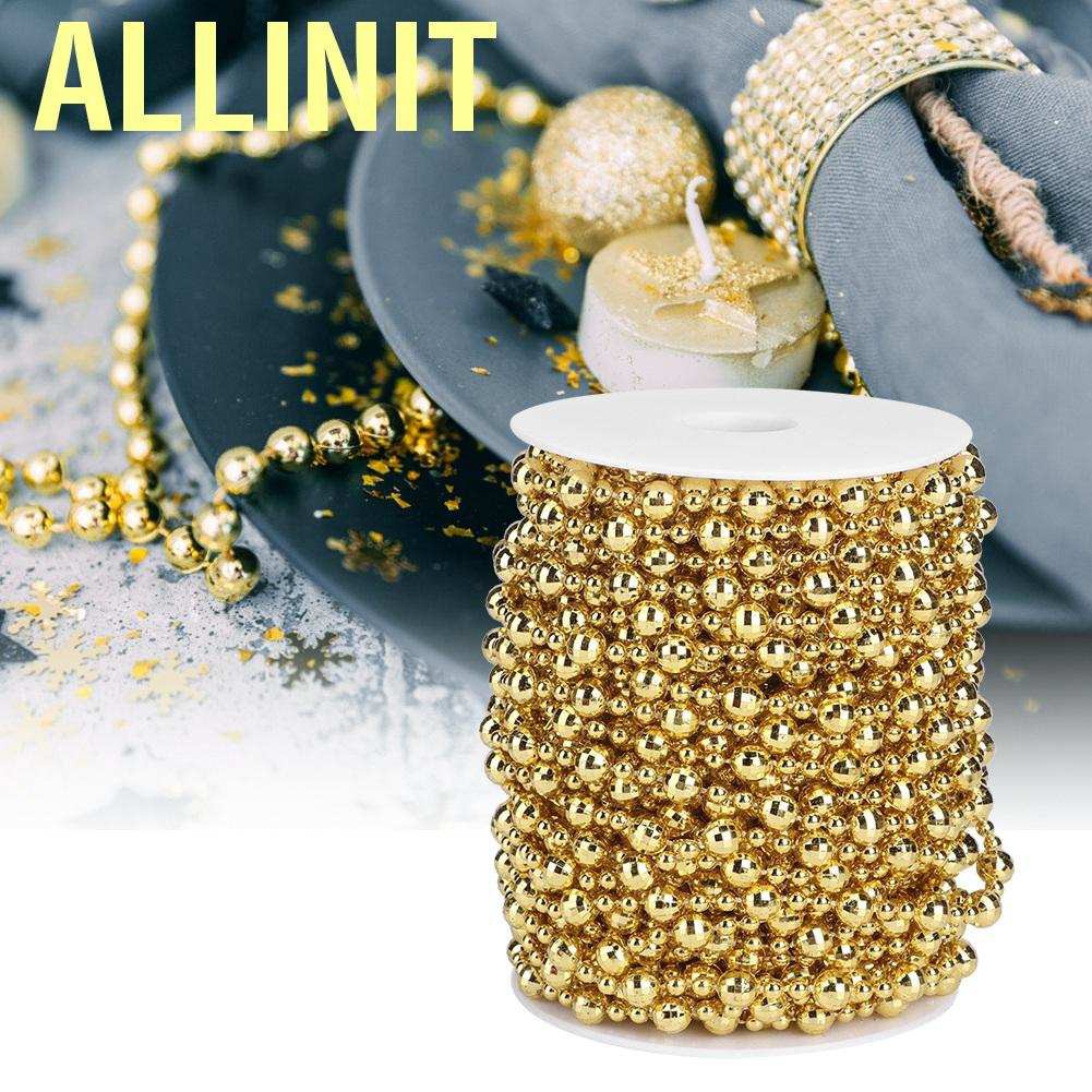 Dây Chuỗi Ngọc Trai Nhân Tạo Dài 20m Dùng Trang Trí Cây Thông Giáng Sinh