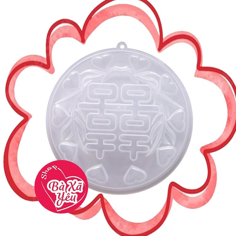 Khuôn râu câu hình Song Hỷ - BX3695