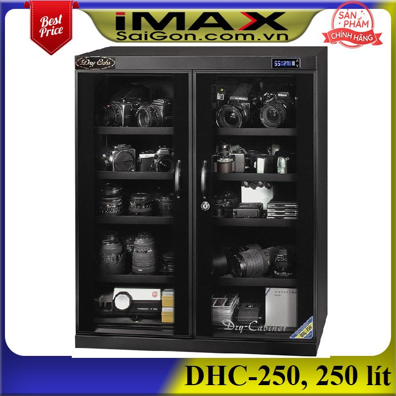 Tủ chống ẩm DryCabi DHC250, 250 lít Hàng chính hãng