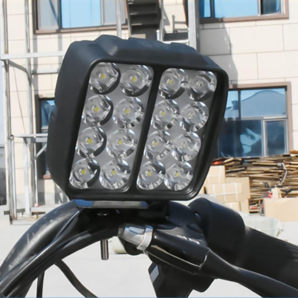 SHOUKEY Đèn Pha Siêu Sáng 12V-100V 16 / 24 LED Chất Lượng Cao Dành Cho Xe Đạp Điện