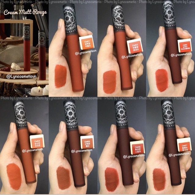 [CM01-CM12] Son kem lì Black Rouge Cream Matt Rouge | Tarot | BigBuy360 - bigbuy360.vn