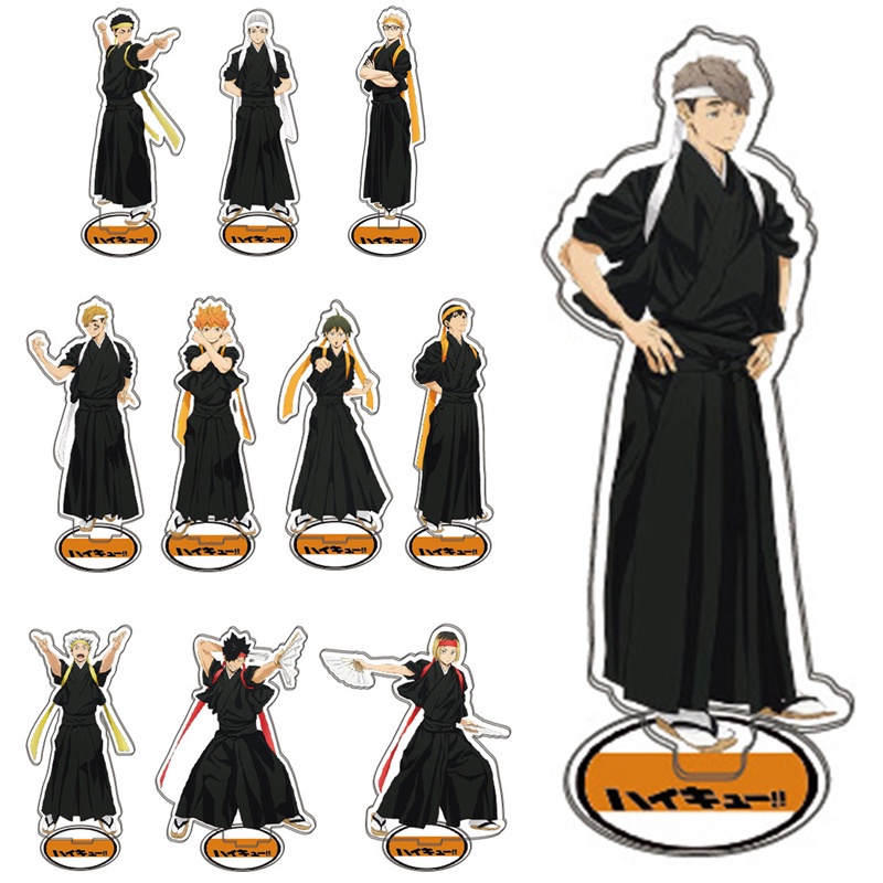 Mô hình nhân vật Anime Haikyuu dáng đứng bằng acrylic để bàn trang trí