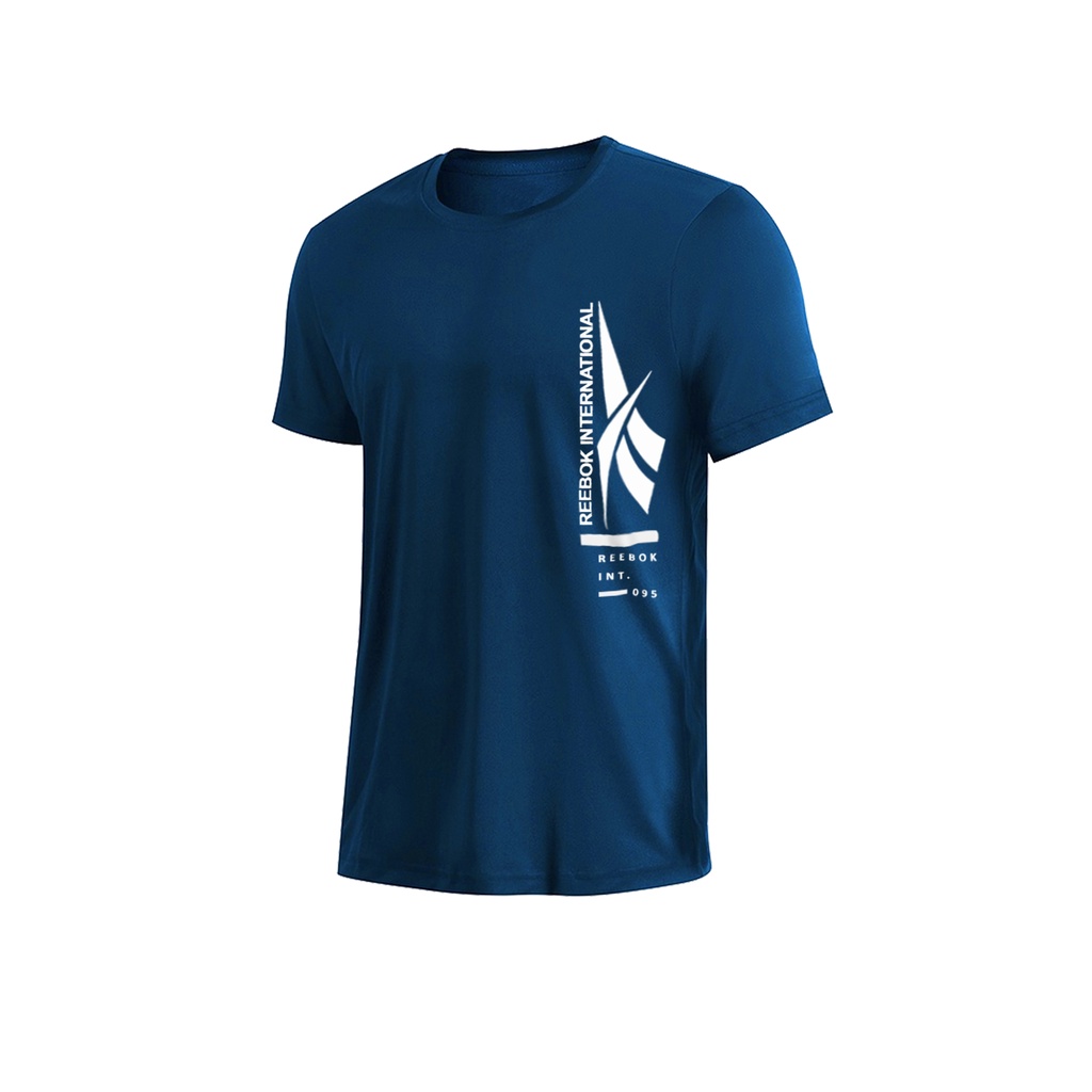 Áo Thun Nam Tay Ngắn 𝗥𝗘𝗘𝗕𝗢𝗞 𝗔𝟬𝟮 Cổ Tròn Áo Phông Thể Thao Chạy Bộ tập gym Nam vải thoáng khí thời trang