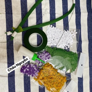 Nguyên liệu làm cúc Tana Tím