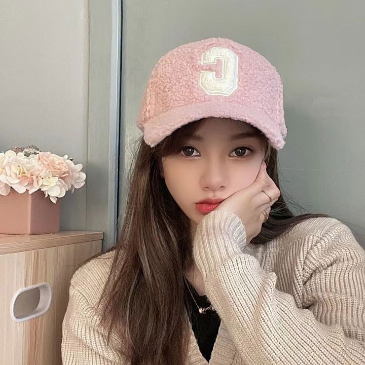 Nón kết thêu chữ C thời trang thu đông cho bé