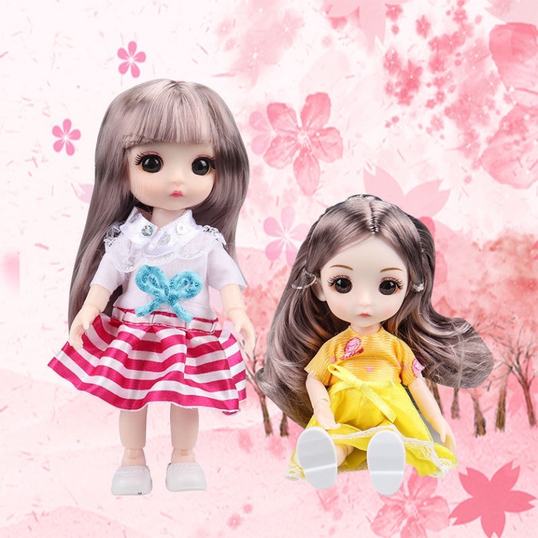 Búp bê cho bé  Búp bê LOLI 13 khớp mắt 3D
