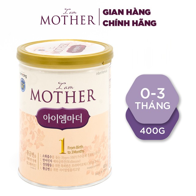 Sữa Bột I Am Mother 1 400g Namyang Hàn Quốc