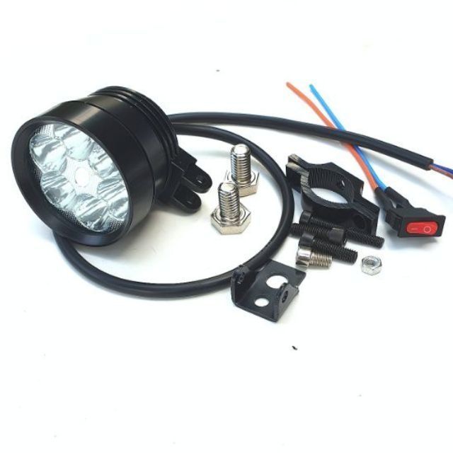 Đèn trợ sáng L6 ngắn siêu sáng, tặng phụ kiênk