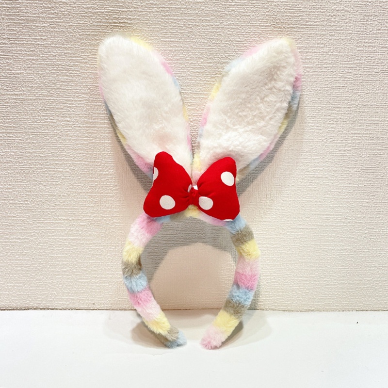 Băng Đô Tai Thỏ Hoạt Hình Nhiều Màu