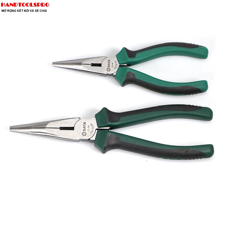 Kìm mũi nhọn 6 inch - 8 inch Sata 70101A