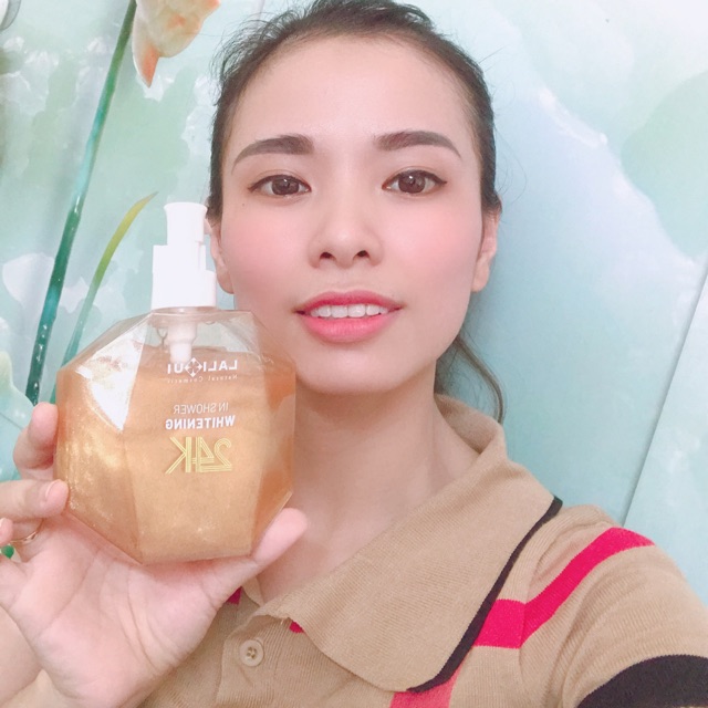 Sữa tắm vàng thật24K Lalihui chiết xuất 100% Vàng