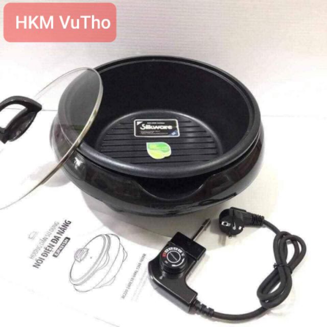 Nồi lẩu điện Lock&Lock EJP431SN 5L-28cm (Quà tặng Sony