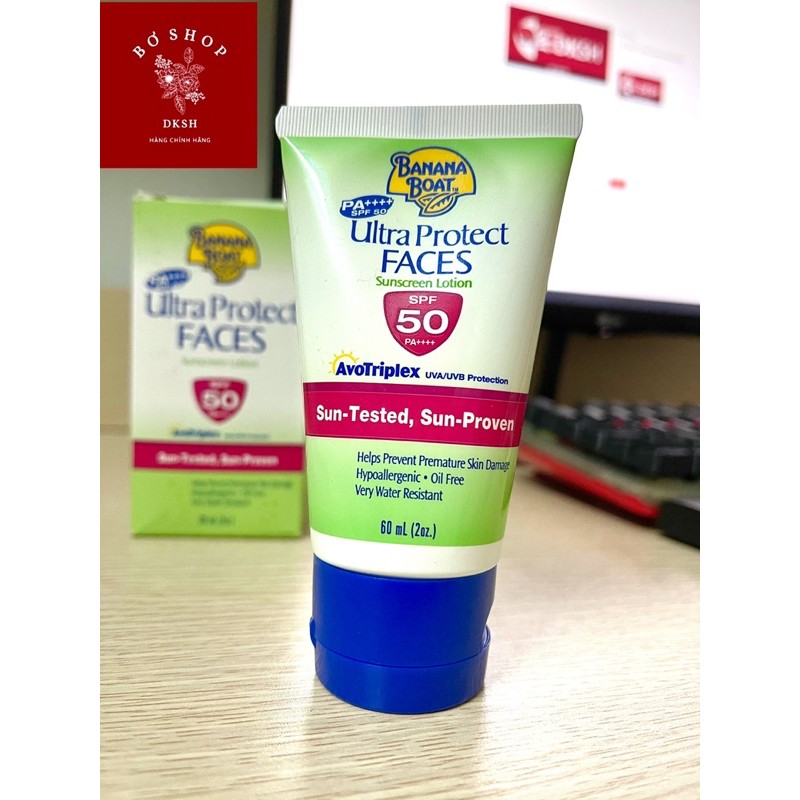 Kem chống nắng Banana Boat ultra protect SPF 50 và 80