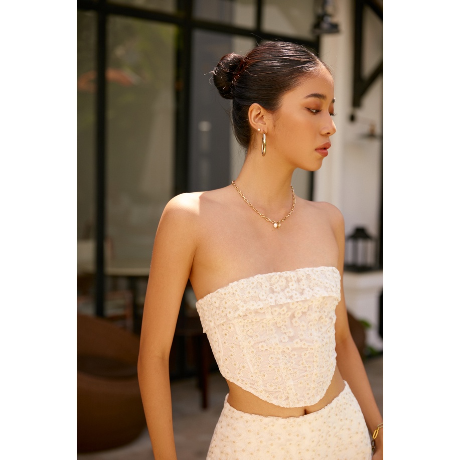 Nene Clothing - Áo croptop kiểu - Daisy top