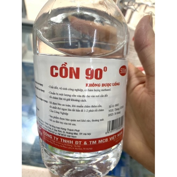 [SIEU SALE] * Cồn 70 độ và 90 độ(chai 500ml)